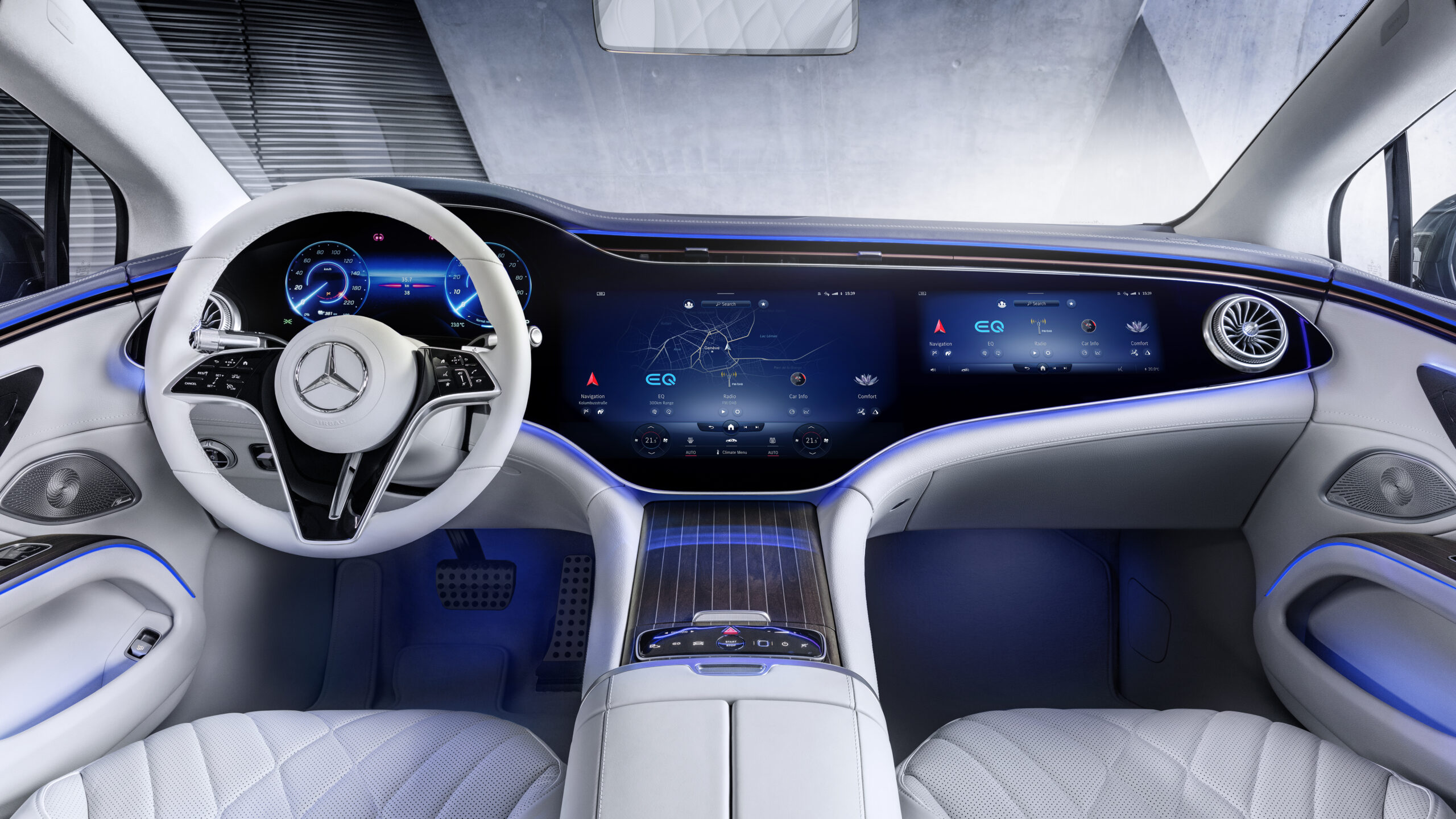 Mercedes-EQ, EQS, Interieur, MBUX HyperscreenMercedes-EQ, EQS, Interior, MBUX Hyperscreen
